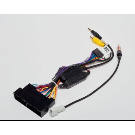 Global Byte Android Harness with OEM MIC & Camera Retention / Activation Suitable For Hyundai Verna Fluidic Harness | CO/AD-HY/VF-MIC